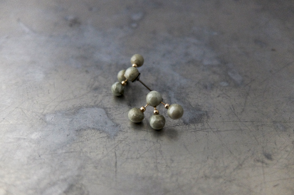 ピアス ランタン jadeの画像1枚目