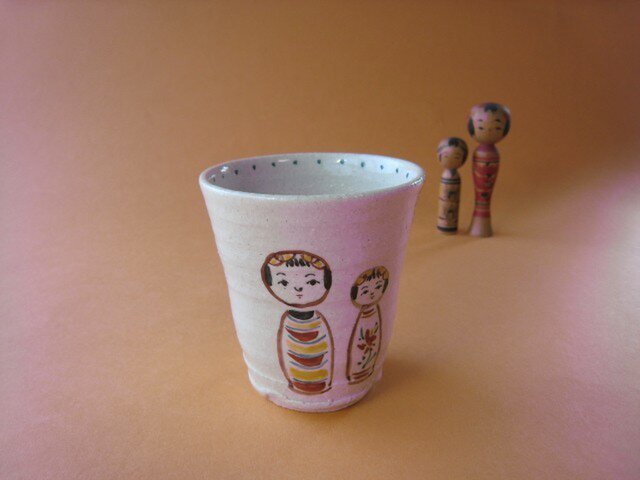 こけしフリーカップの画像1枚目