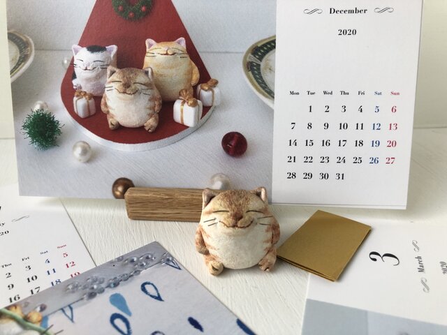 ぽってり猫さんお正月セット キジトラの画像1枚目