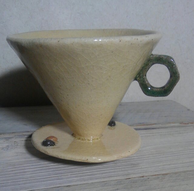 コーヒードリッパー(円すい型 手びねり)1~2人用の画像1枚目