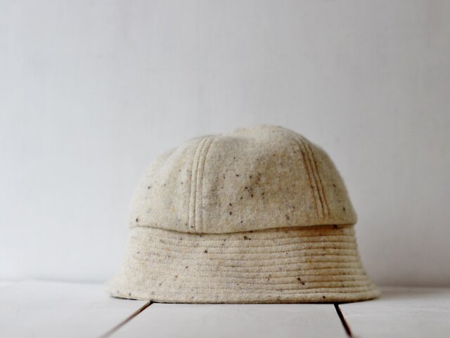 SAILOR HAT | WOOLTWEED c/#MILK【M:56~59cm】の画像1枚目