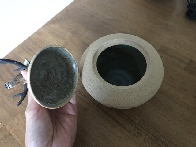 カノプスの壺　レプリカ カノプス壺/レプリカ/小物入れ/エジプト製/4点セット - メルカリ