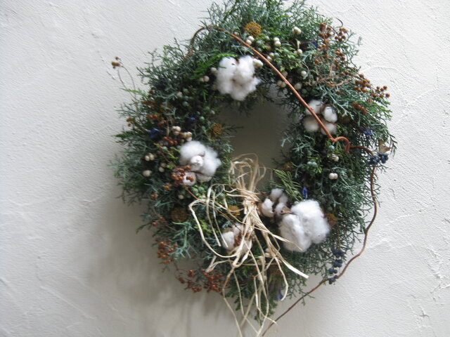 綿の実の森のwreathの画像1枚目