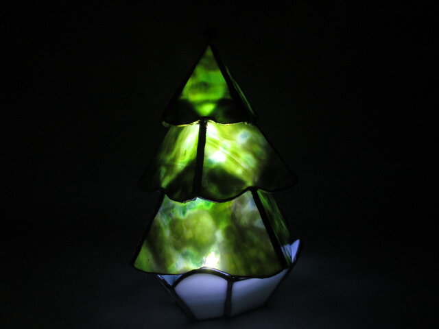 ステンドグラス クリスマス ツリー ランプ | iichi 日々の暮らし