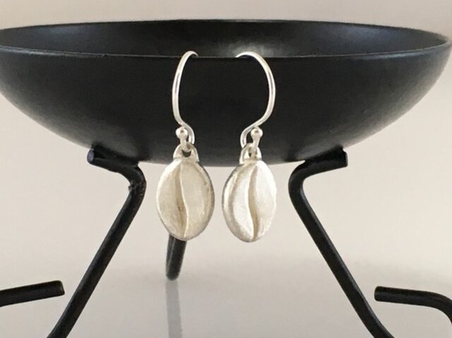珈琲豆◆Silverピアス/イヤリング2の画像1枚目