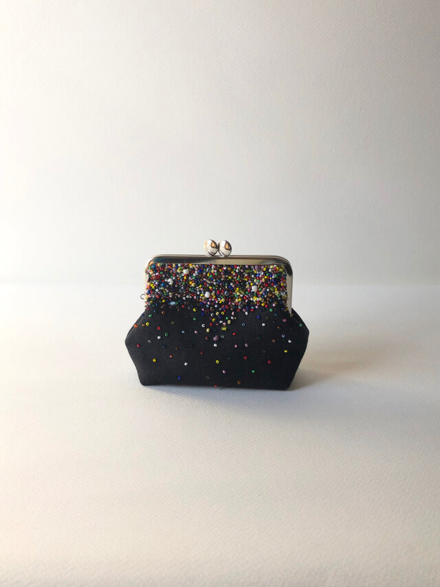 ビーズ　＊10㎝がま口＊