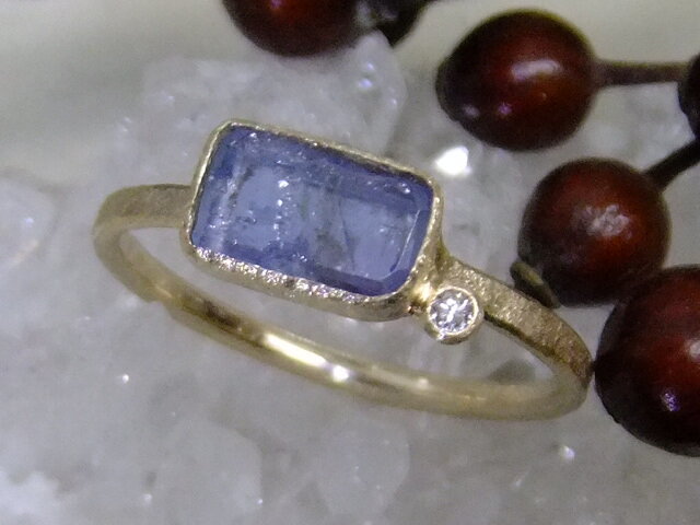 ジェレメジェバイト*K14lunapinkgold ringの画像1枚目