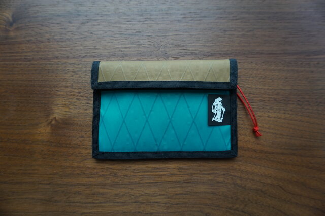 flap pouch x-pac coyote×tealの画像1枚目