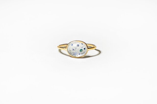一点もの Paraiba Quartz リング No.4/ 受注制作の画像1枚目