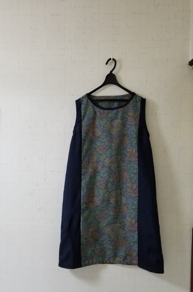 大島紬リメイクワンピース | iichi 日々の暮らしを心地よくする