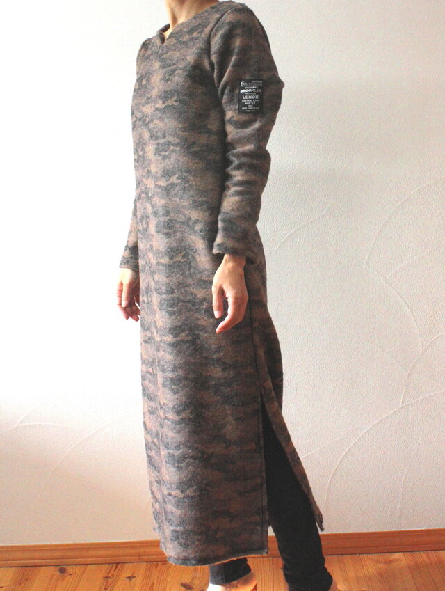 ウールニットワンピース