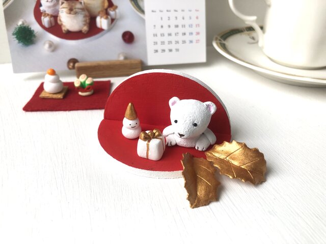 シロクマさんのクリスマスandお正月カレンダーセットの画像1枚目