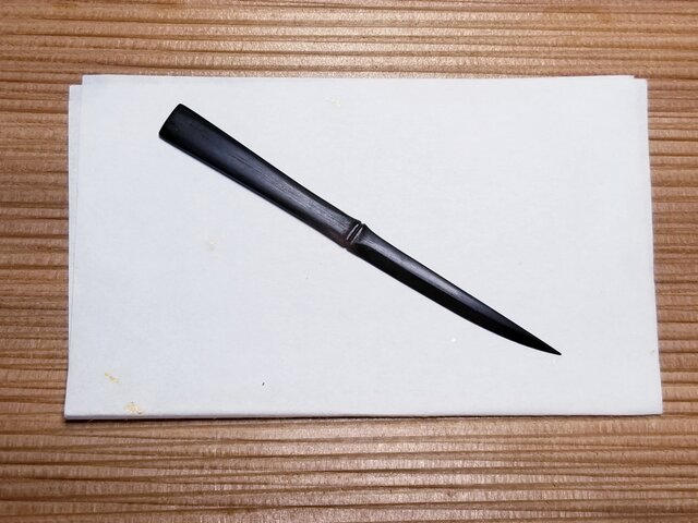 黒檀菓子切り の画像1枚目