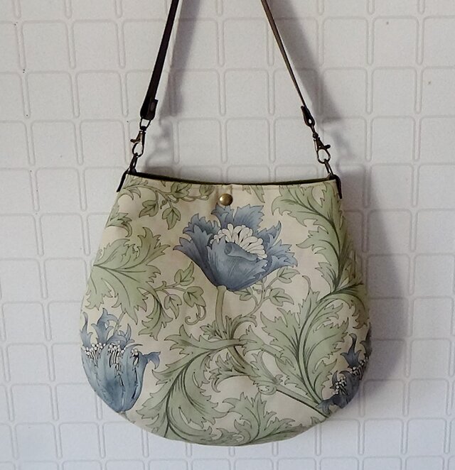 ウイリアムモリス　アネモネ　雫型バッグ　