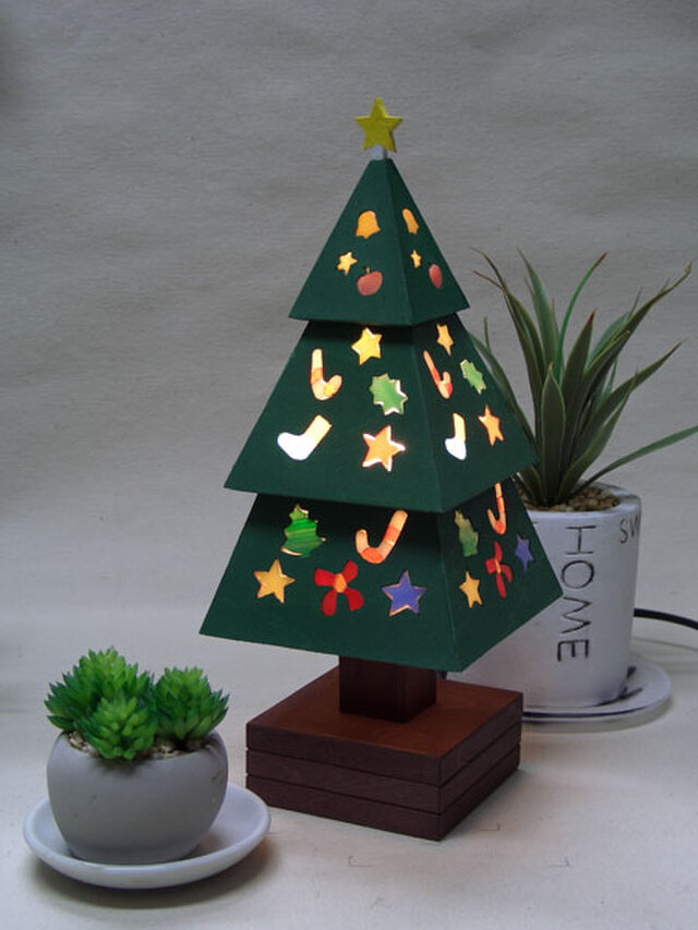 Xmas木とガラスのクリスマスツリー | iichi 日々の暮らしを心地よく
