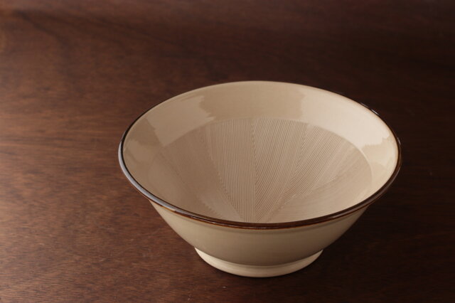 すり鉢7号(ふちライン入り)の画像1枚目