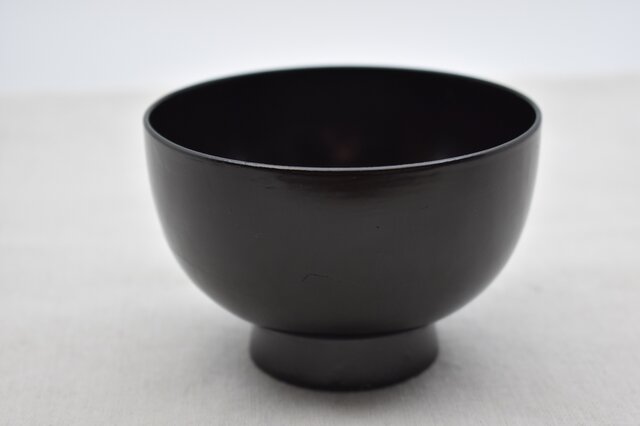 小汁椀 黒漆の画像1枚目