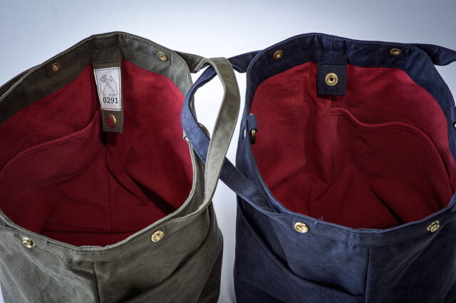 SUI PROFILE BAG（washカーキ）[受注生産] | iichi ハンドメイド・クラフト作品・手仕事品の通販