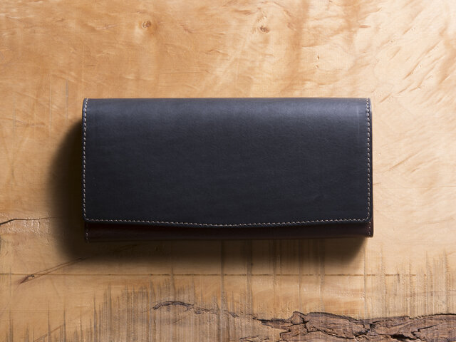 Basic Long Wallet #ネイビーの画像1枚目