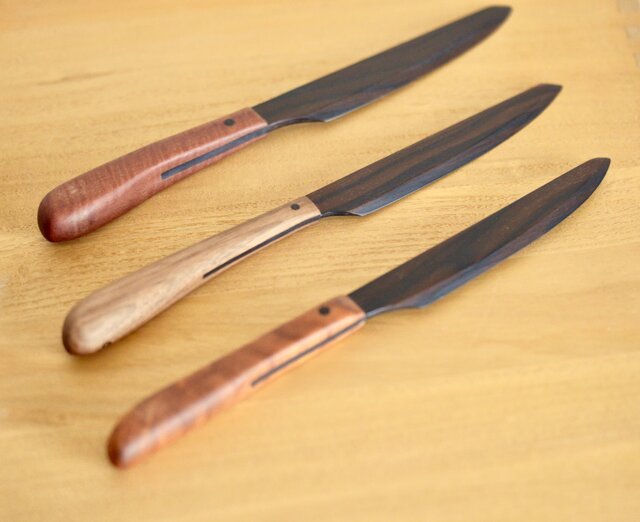 【木製】縞黒檀のペーパーナイフ | iichi 日々の暮らしを心地よくする 