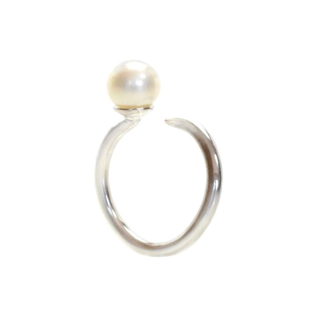 《受注制作》　ラピス　SV925　淡水真珠　リング