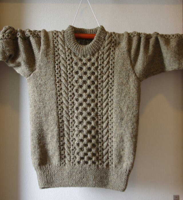 アランセーター 手編みセーター | iichi 日々の暮らしを心地よくする