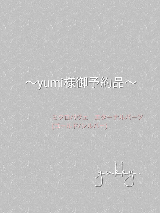 ～yumi様御予約品～ミクロパヴェ(ゴールド/シルバー)