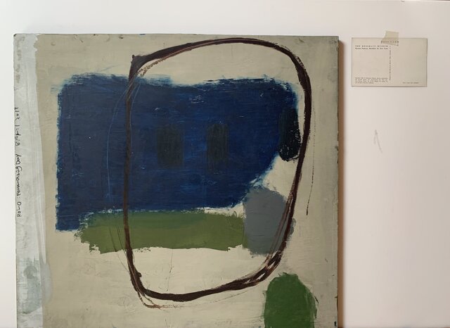 【蔵出し】アート作品 絵画 抽象画 美術品 骨董品 古美術 オブジェ インテリア 現代アート【原画】Roimos art 油絵 オーナメント 絵画 壁掛け