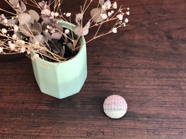 *こぎん刺しブローチ*の画像1枚目