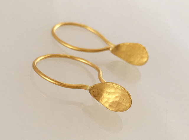 K24 Pure Gold Drops◇純金ピアス◇片耳 | iichi 日々の暮らしを