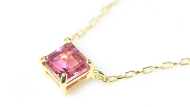 K10 ピンクトルマリン ペンダント ネックレス CC055-28 | iichi