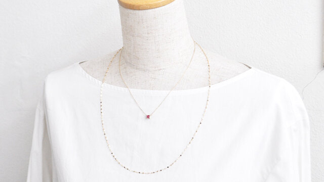 K10 ピンクトルマリン ペンダント ネックレス CC055-28 | iichi