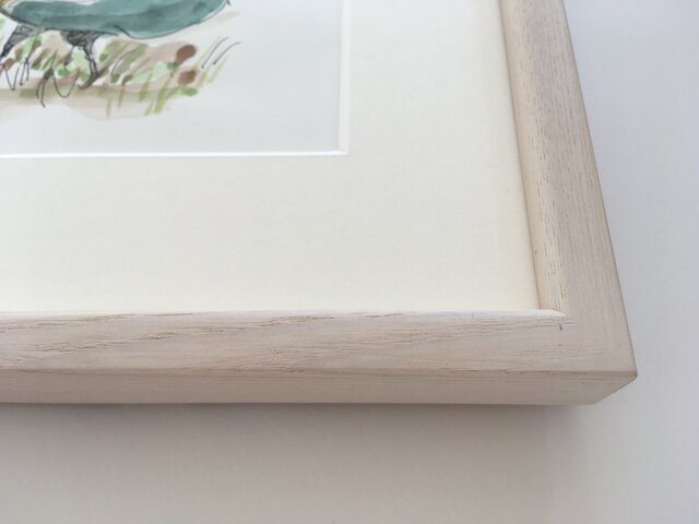 【原画】「ギフト」 額付き ペン 水彩画 it-5d5171b848c8c-1200.jpg