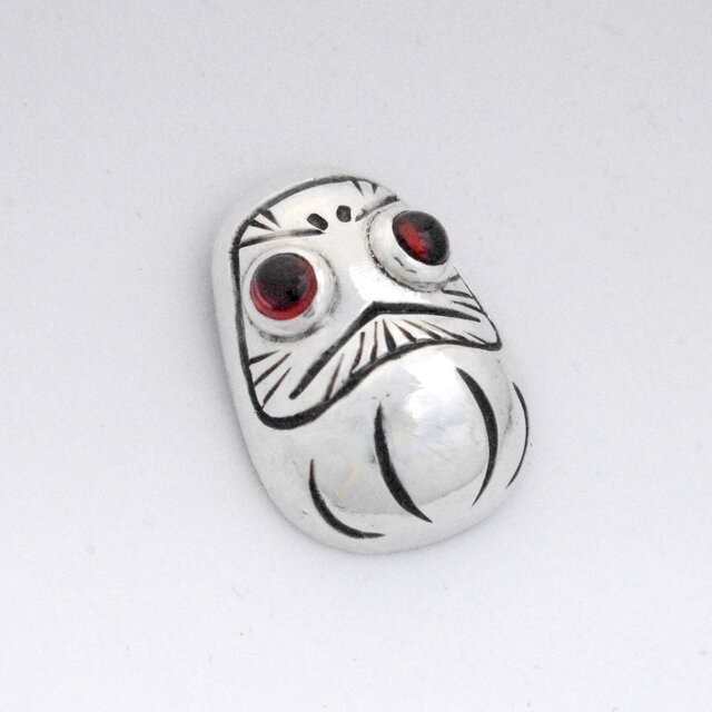 福だるま ブローチ