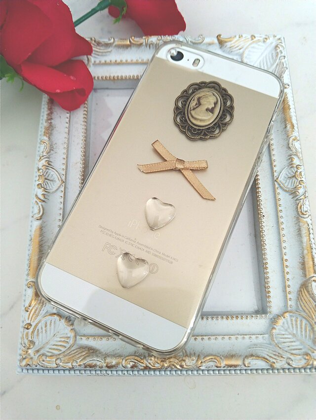iPhoneケース Android スマホケース カメオの画像1枚目
