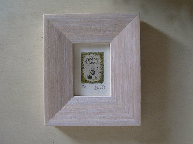 ミニ銅版画『黄色ちょう』の画像1枚目