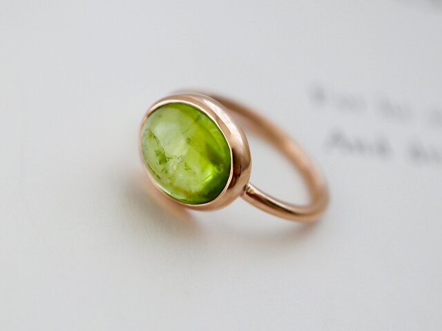 春摘みオリーブのペリドット ringの画像1枚目