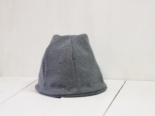 HELMA HAT | KNITWOOL c/#LIGHTGRAY【L61】の画像1枚目