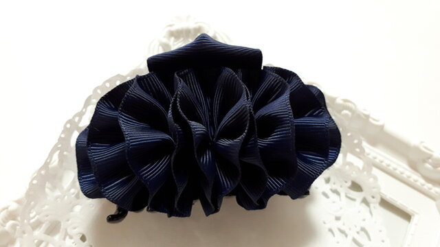 くしゅくしゅリボンバンスクリップ（全7色） | iichi 日々の暮らしを