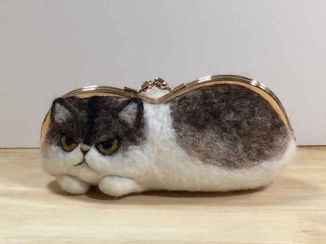 gamanekoチャペ※眼鏡ケースの画像1枚目