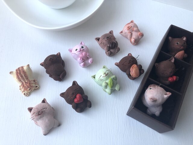 選べるチョコレートみたいな猫さんトリオの画像1枚目