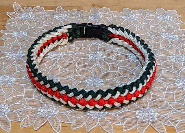 パラコード首輪 中型～大型犬用 (内周41cm) | iichi 日々の