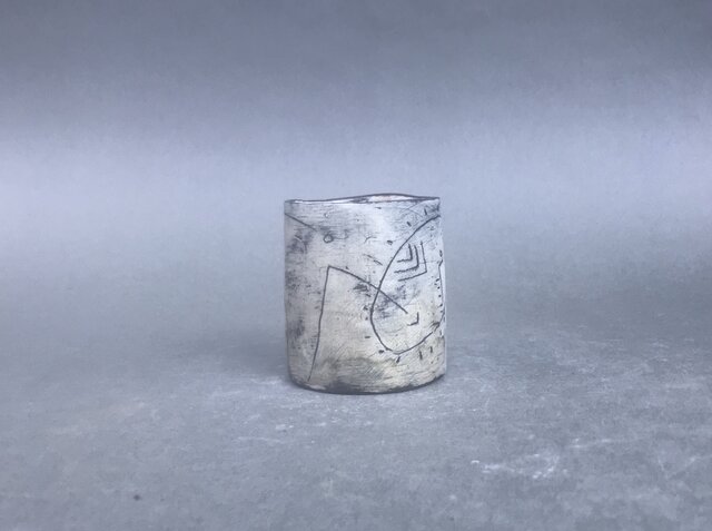 化粧掻き落とし文様 カップ118の画像1枚目