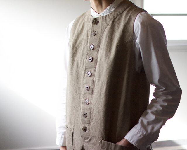 original cotton twill/overallの画像1枚目
