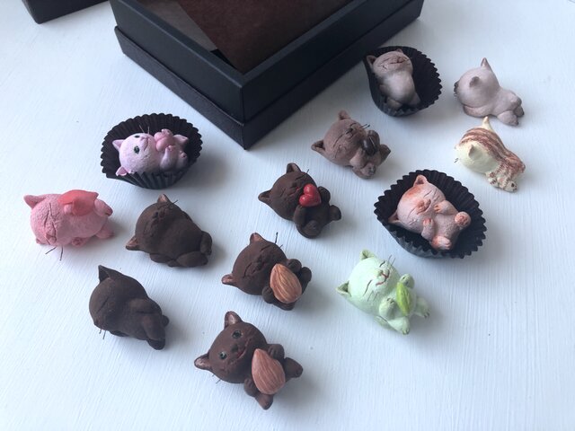 選べるチョコレートみたいな猫さん6匹セット        