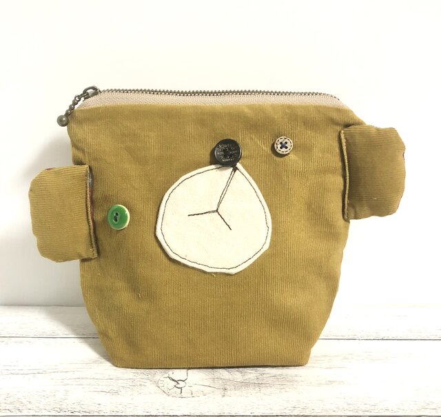 corduroy bare porch【mustard】の画像1枚目