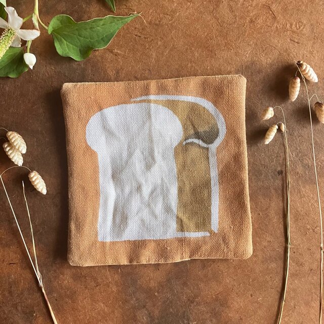 ☆sale☆柿渋染めコースター  山食