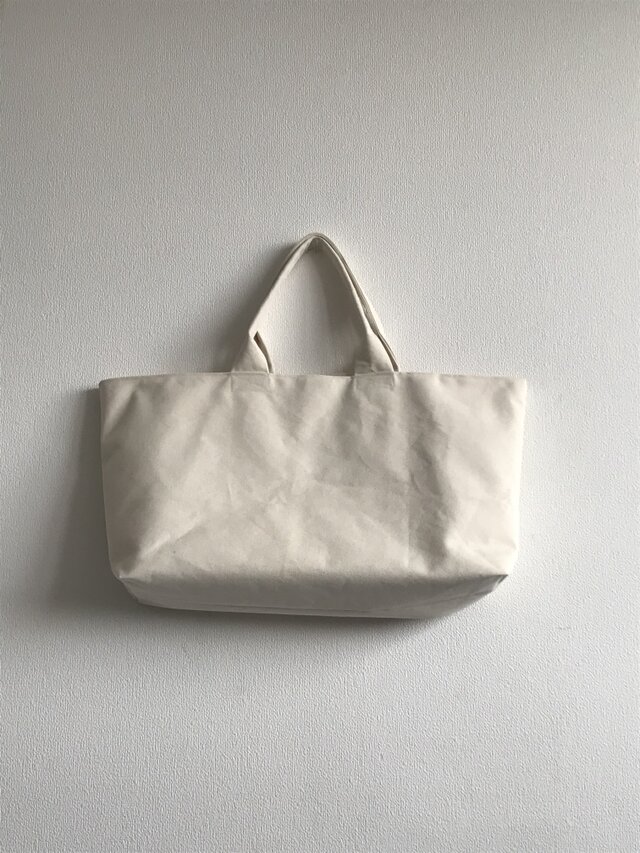 大容量！8号帆布のトートバッグ