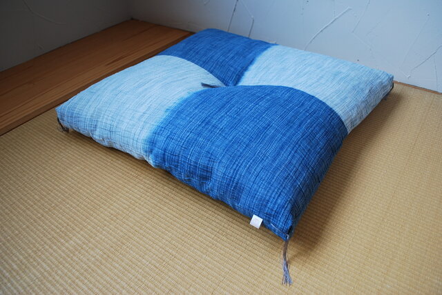 【希少価値品】本麻ちぢみ座布団(5枚組)近江の画像1枚目