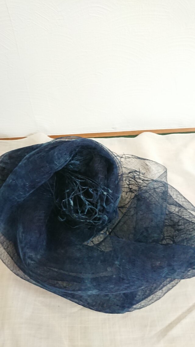 阿波藍染めストールの画像1枚目